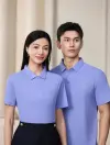 The Cross-border Hero Series Cloud Cotton fashion boneless patchwork shoulder lapel shirt 7A antibacterial functional, suitable for both sports and work. New short-sleeved lapel polo shirt for both men and women, fashionable and casual lapel Item Picture
